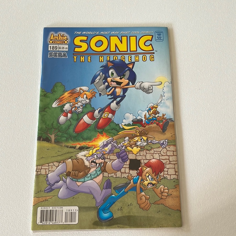 Sonic the hedgehog comic books